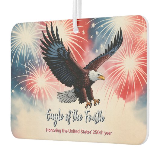 Eagle Calendar 2026 • New Car Scent • 1776–2026 US Luchtverfrisser (Links)