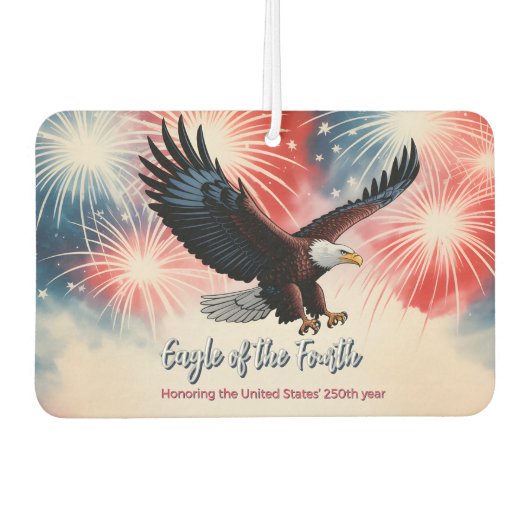 Eagle Calendar 2026 • New Car Scent • 1776–2026 US Luchtverfrisser (Voorkant)