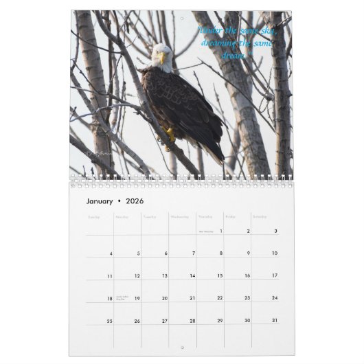 Eagle Calendar Kalender (Jan 2026)
