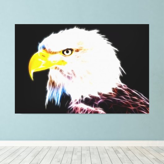 Eagle Canvas Afdruk (Insitu (Houten vloer))