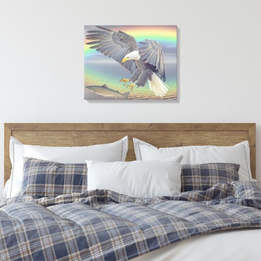 Eagle Canvas Afdruk (Insitu (Slaapkamer))