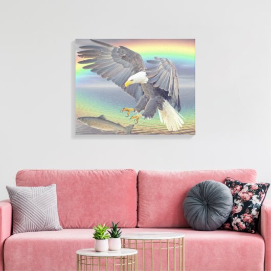 Eagle Canvas Afdruk (Insitu (Woonkamer))