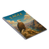 Eagle Canyon Cliffs Watercolor GeoSaga Notitieboek (Rechterzijde)