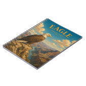 Eagle Canyon Cliffs Watercolor GeoSaga Notitieboek (Linkerzijde)