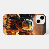 Eagle Chase iPhone 14/13 Hoesje: Fierce Protection iPhone Hoesje (Achterkant horizontaal)