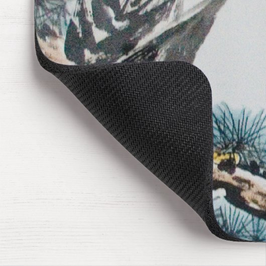 Eagle - Chinees schilderij Mousepad Muismat (Hoek)
