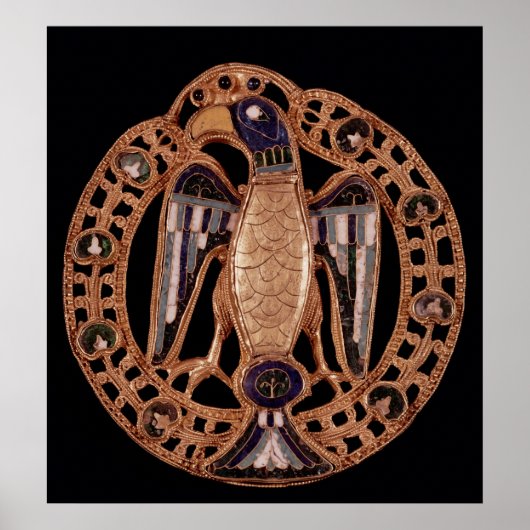 Eagle clasp from Gisela, Wife of Emperor Conrad Poster (Voorkant)
