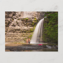 Eagle Cliff Herfsten, Havana Glen, New York Briefkaart