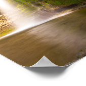 Eagle Cliff Herfsten, Havana Glen, New York Poster (Hoek)