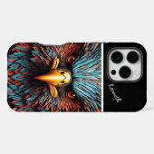 Eagle Close-up Eagle's Fiery Gaze iPhone Hoesje (Achterkant horizontaal)