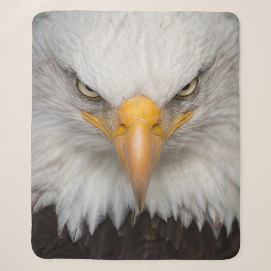 Eagle Closeup Sherpa Deken (Voorkant)