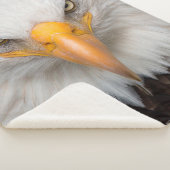 Eagle Closeup Sherpa Deken (3/4)