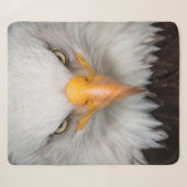 Eagle Closeup Sherpa Deken (Voorkant (horizontaal))