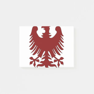 Eagle Coat Arms Phoenix Maroon Nobility Heraldic Post-it® Notes