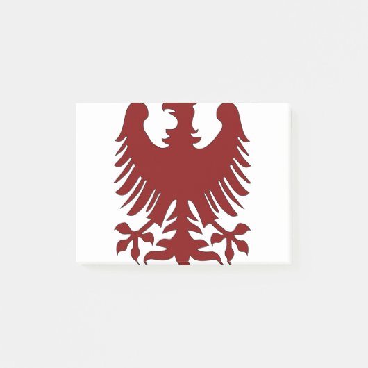 Eagle Coat Arms Phoenix Maroon Nobility Heraldic Post-it® Notes (Voorkant)