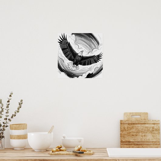 Eagle Concept Art Poster (Keuken)