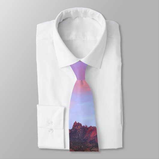 Eagle Crags Utah Sunset Landschap Stropdas (Gebonden)