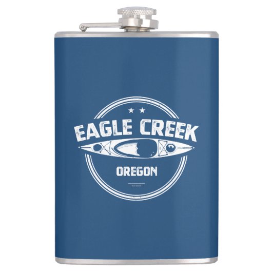 Eagle Creek Oregon Kayaking Heupfles (Voorkant)