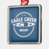 Eagle Creek Oregon Kayaking Metalen Ornament (Links)