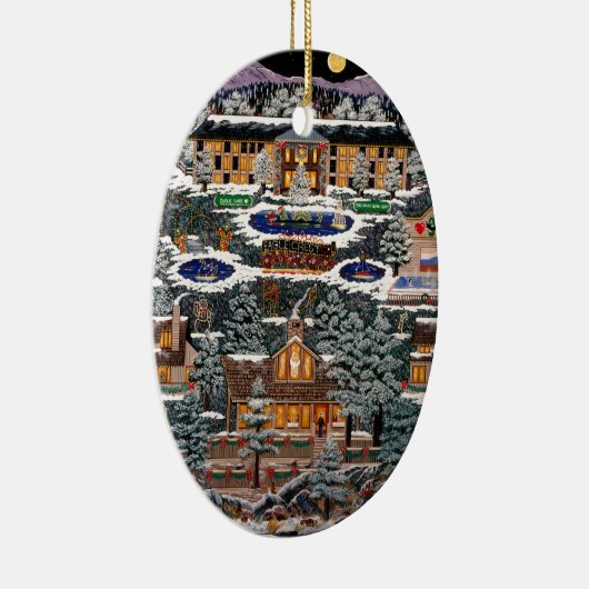 Eagle Crest Resort Keramisch Ornament (Rechts)