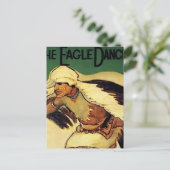 “Eagle Dancer” Westerse kunst van Gerald Cassidy Briefkaart (Staand voorkant)