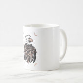 Eagle Design Vector 3 kleuren Koffiemok (Voorkant rechts)