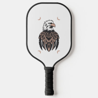 Eagle Design Vector 3 kleuren Pickleball Paddle