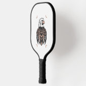 Eagle Design Vector 3 kleuren Pickleball Paddle (Links)