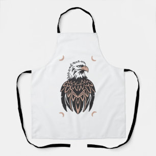 Eagle Design Vector 3 kleuren Schort