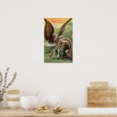 Eagle die Turkije aanvalt Poster (Keuken)