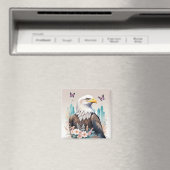 Eagle  Dier Natuur Milieu Stad Kunst Magneet (Insitu (Vaatwasser))