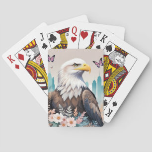 Eagle Dier Natuur Milieu Stad Kunst Pokerkaarten