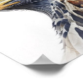 Eagle Dierenportret Natuur Wildlife Painting Poster (Hoek)