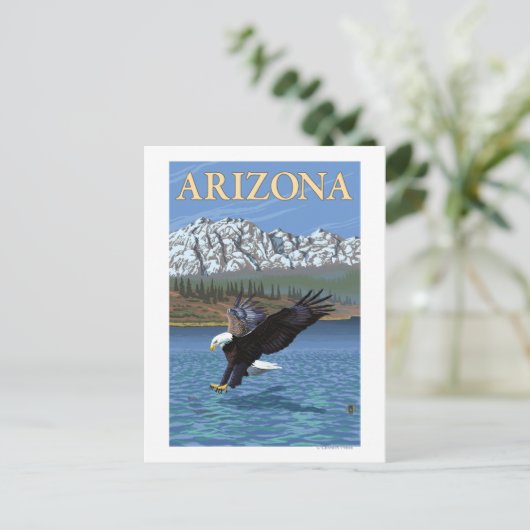 Eagle DivingArizona Briefkaart (Staand voorkant)