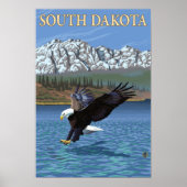 Eagle DivingSouth Dakota Poster (Voorkant)