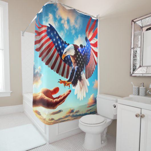 Eagle Douchegordijn (In situ)