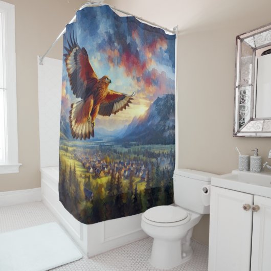 Eagle Douchegordijn (In situ)