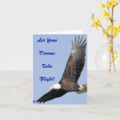 Eagle Dreams Wenskaart Kaart (Gele Bloem)