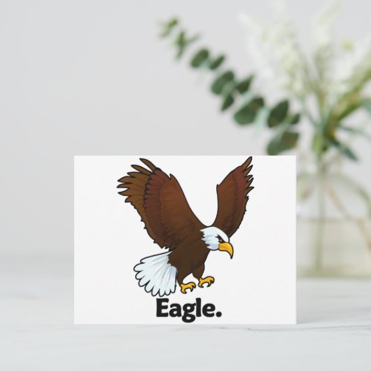 Eagle. Eagle Briefkaart (Staand voorkant)