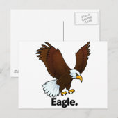 Eagle. Eagle Briefkaart (Voorkant / Achterkant)
