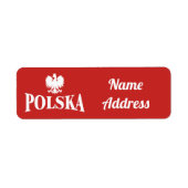 Eagle Eagle Custom Mailing Address Label (Voorkant)