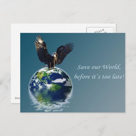 Eagle Earth Day Series Briefkaart (Voorkant / Achterkant)