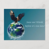 Eagle Earth Day Series Briefkaart (Voorkant)