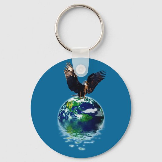 Eagle Earth Day Series Sleutelhanger (Voorkant)