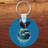 Eagle Earth Day Series Sleutelhanger (Voorkant)