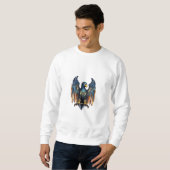 "Eagle Elegance: Majestic Flight T-Shirt Design" (Voorkant volledig)