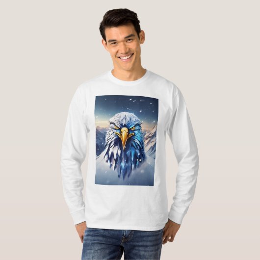 "Eagle Embleem: Symbool van de Vrijheid T-Shirt" T-shirt (Voorkant volledig)