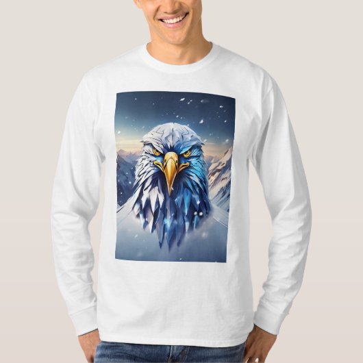 "Eagle Embleem: Symbool van de Vrijheid T-Shirt" T-shirt (Voorkant)
