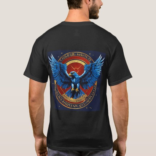 Eagle Embleem: Vleugels van de Vrijheid T-shirt (Achterkant)