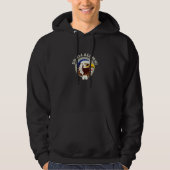 Eagle Emblem USA Flag | DD 214 Alumni Black Hoodie (Voorkant)
